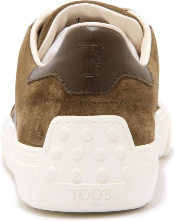 Tod's Groene Casual Schoenen Gemaakt in Italië