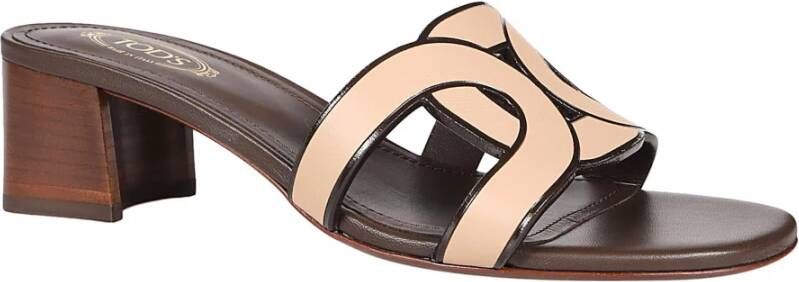 TOD'S Heeled Mules Pink Dames