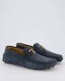 TOD'S Blauwe Gommino Bubble Suède Schoenen Blue Heren - Thumbnail 4