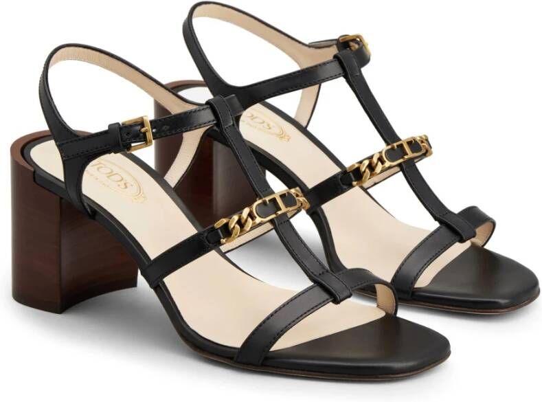 TOD'S High Heel Sandals Black Dames