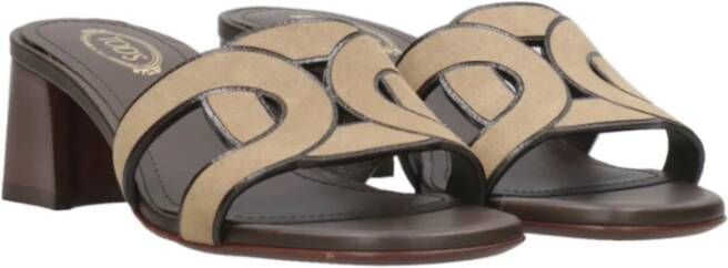 TOD'S High Heel Sandals Brown Dames