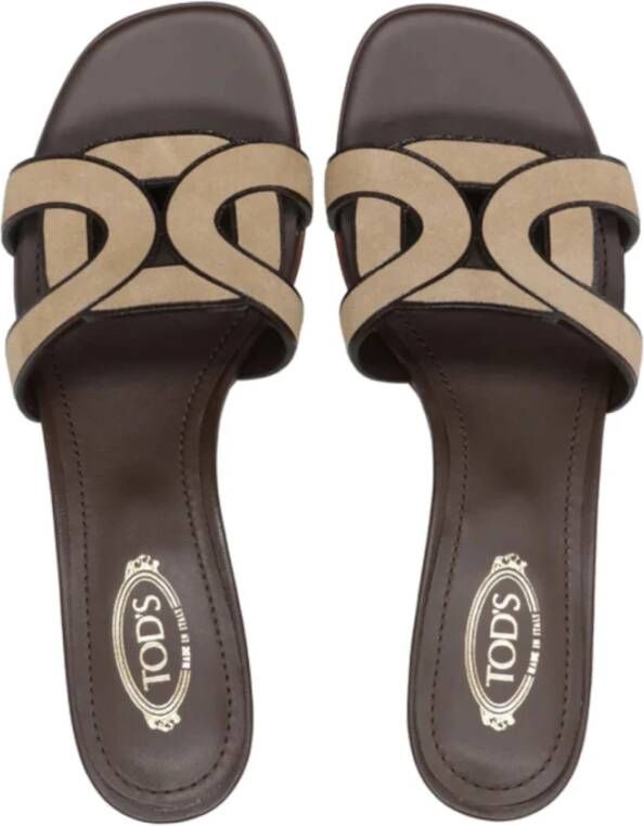 TOD'S High Heel Sandals Brown Dames