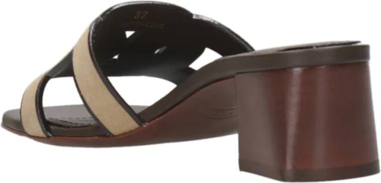 TOD'S High Heel Sandals Brown Dames