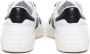 TOD'S Italiaanse Leren Vetersneakers Wit Zwart White Heren - Thumbnail 3