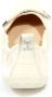 Tod's Ivoor Leren Ballerina Platte Schoenen - Thumbnail 2