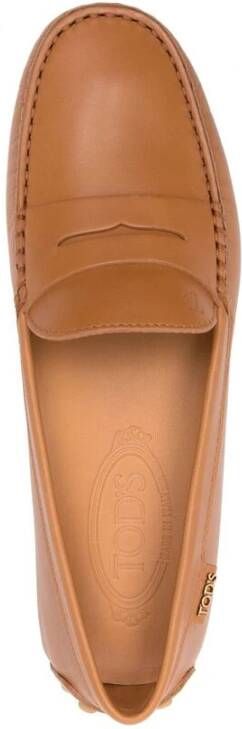 TOD'S Kameelbruine Penny Slot Schoenen Brown Dames
