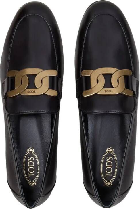 TOD'S Kate Loafers In Leer Black Dames