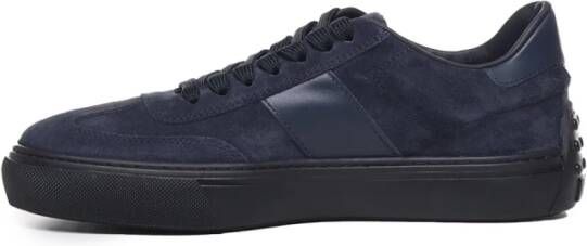 TOD'S Katoen Elastan Sneakers Blue Heren