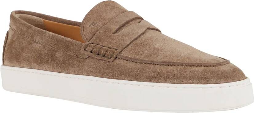 TOD'S Klassieke Loafer Schoen Brown Heren
