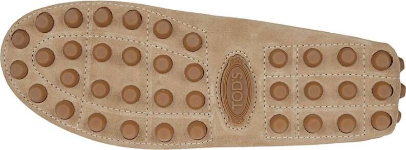 TOD'S Klassieke Loafers voor Dagelijks Gebruik Beige Dames