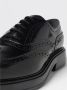 Tod's Klassieke Zwarte Brogue Oxford Schoenen - Thumbnail 2