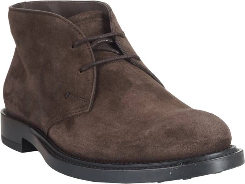 TOD'S Lace-up Boots Brown Heren