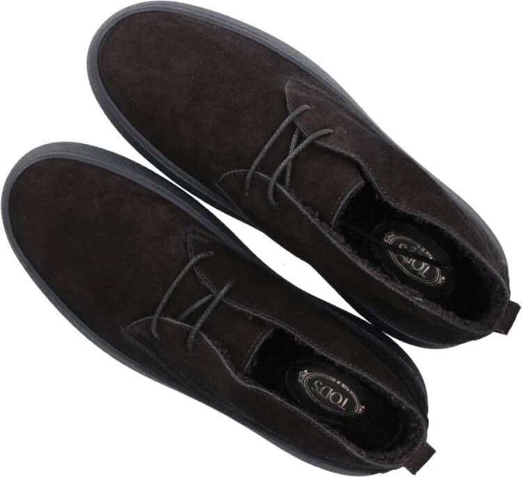 TOD'S Stijlvolle platte schoenen voor heren Zwart Heren