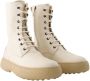 TOD'S Leather boots White Dames - Thumbnail 2