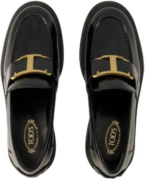 TOD'S Leather heels Black Dames