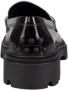 TOD'S Leren Bicolor Mocassins met Front Cut Black Dames - Thumbnail 2
