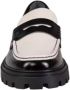 TOD'S Leren Bicolor Mocassins met Front Cut Black Dames - Thumbnail 3