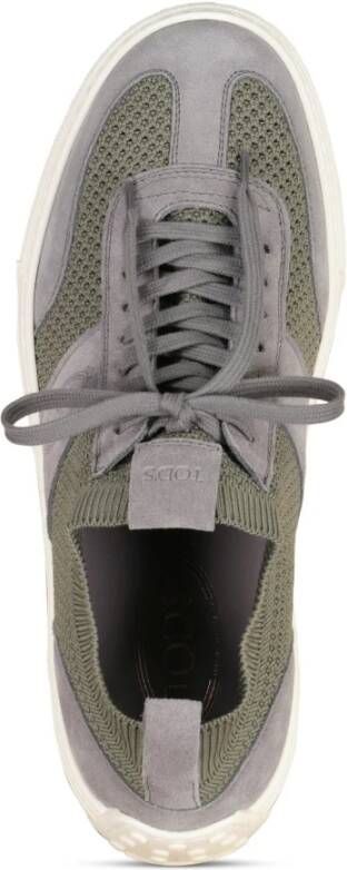 TOD'S Leren Gebreide Sneakers Multicolor Heren