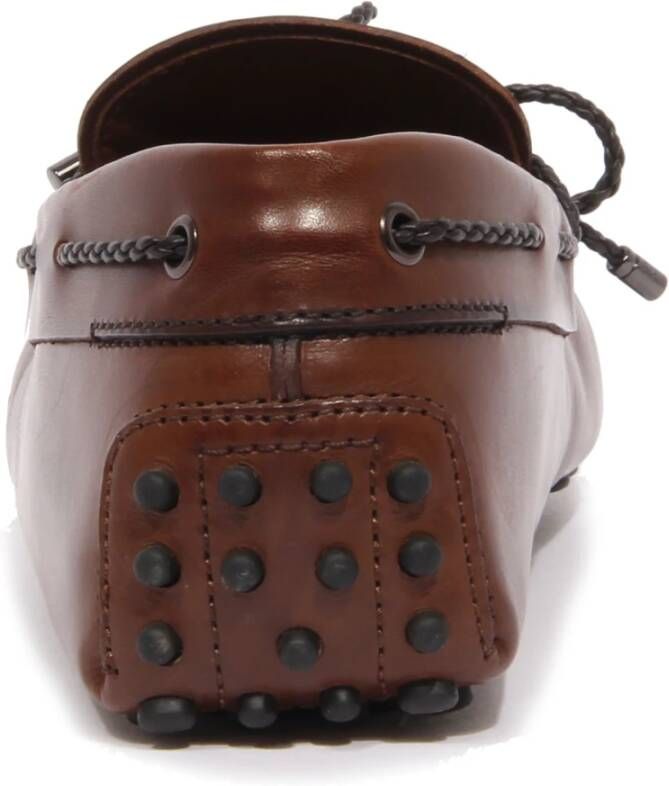 Tod's Leren Loafer Schoen in Mijn Kleuren