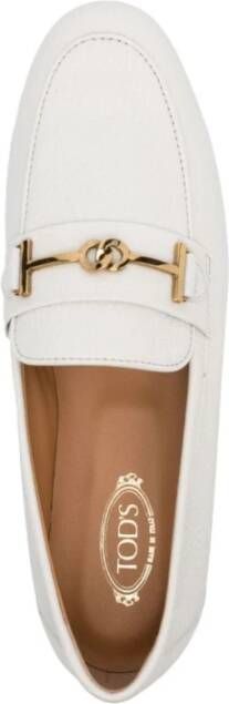 Tod's Leren Loafers met Goudkleurige Hardware