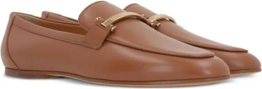 TOD'S Leren Loafers voor Heren Brown Heren