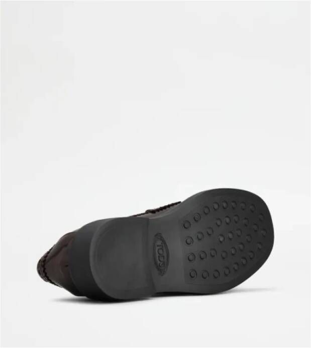 TOD'S Stijlvolle Mocassins voor Mannen Red Dames