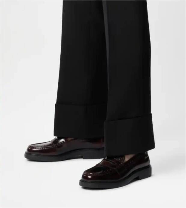 TOD'S Stijlvolle Mocassins voor Mannen Red Dames