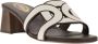 TOD'S Leren sandaal met hak en iconische kettingband White Dames - Thumbnail 2