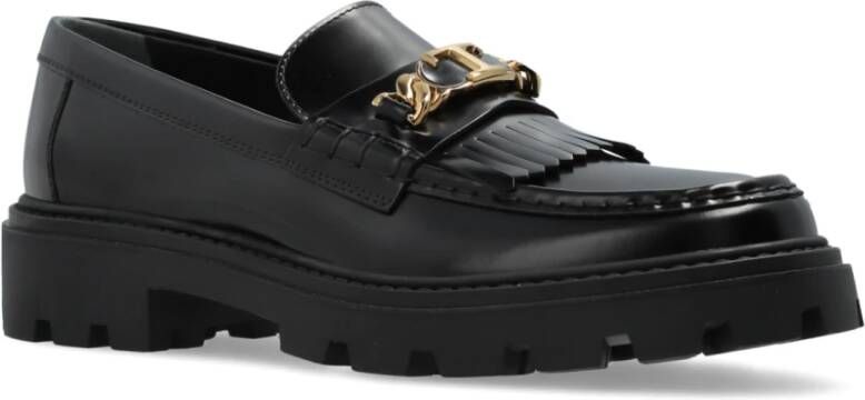 TOD'S Leren schoenen type loafers Black Dames