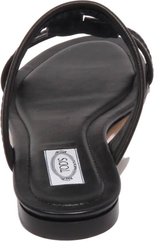 Tod's Leren Stoffen Sandaal Schoen