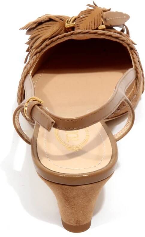 Tod's Leren Suède Schoen met Piume Veren