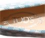Tod's Licht suède check loafer in aquamarijn - Thumbnail 2
