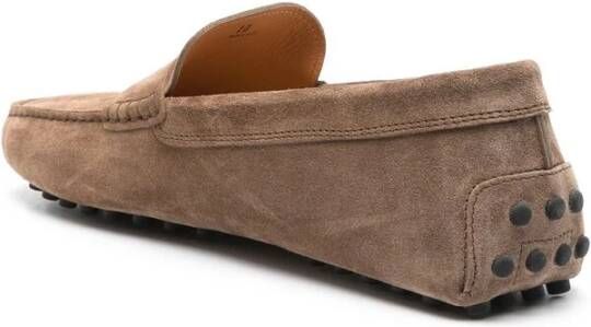 TOD'S Lichtbruine Leren Signature Schoenen Brown Heren