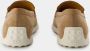 TOD'S Suède Mocassin met Metalen Inzetstuk Beige Dames - Thumbnail 7