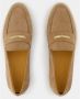 TOD'S Suède Mocassin met Metalen Inzetstuk Beige Dames - Thumbnail 8