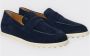 TOD'S Lichtgewicht Mocassin Schoen Blue Dames - Thumbnail 3