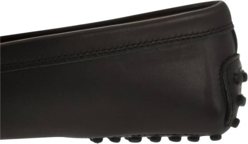TOD'S Loafer met metalen ketting en handgestikte details Black Dames
