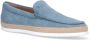 TOD'S Blauwe Slip-On Sneakers met Monogram Blue Heren - Thumbnail 2