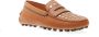 TOD'S Tan leren mocassins met stud detailing Brown Dames - Thumbnail 2