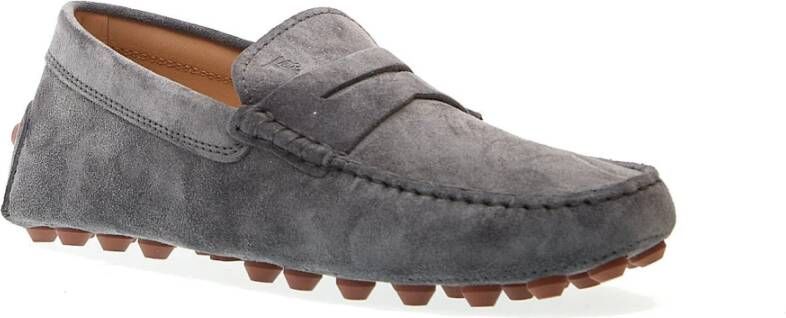 TOD'S Loafers Gray Heren