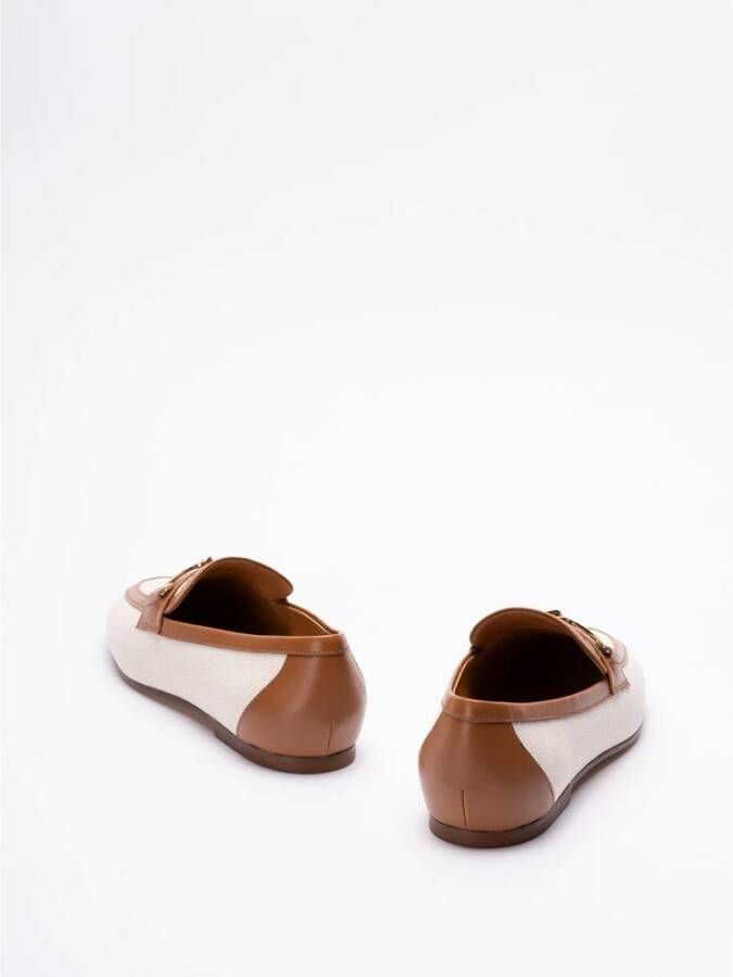 TOD'S Stijlvolle Witte Loafers voor Vrouwen Multicolor Dames