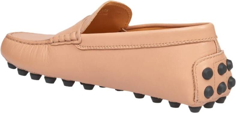 TOD'S Roze Loafer Schoenen met Rubberen Noppen Pink Dames