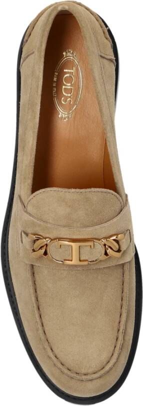 TOD'S Loafers type schoenen Beige Dames