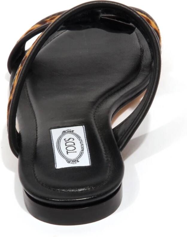 Tod's Luipaard Sandaal Leren Model Schoen