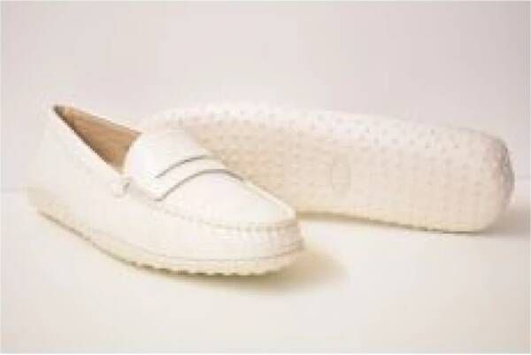 Tod's Luxe Veterschoenen in Panna Cocco