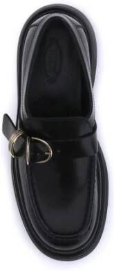 Tod's Metalen Ring Leren Loafers