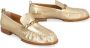 TOD'S Metallic Leren Loafers met Verzamelde Detail Yellow Dames - Thumbnail 5