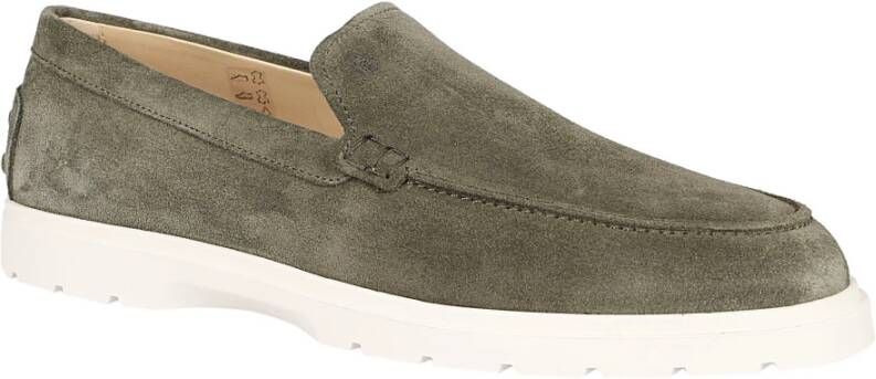 TOD'S Militair Groene Loafers Green Heren