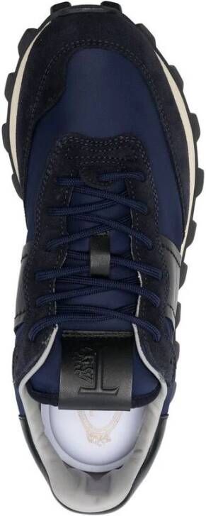 TOD'S Navy Blauwe Lage Sneakers Multicolor Heren