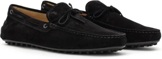 TOD'S Nieuwe laccetto gommini mocassino Black Heren